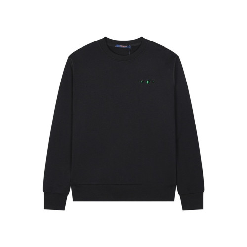 루이비통 남성 모던 블랙 맨투맨 - Mens Black Tshirts - lou05215x