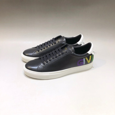 지방시 남/녀 클래식 블랙 스니커즈 - Unisex Black Sneakers - giv0835x