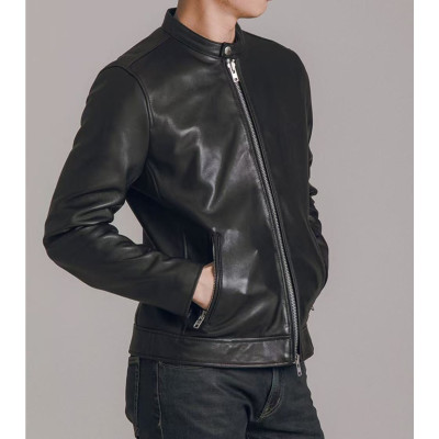 톰포드 남성 블랙 가죽 자켓 - Mens Brown Jackets - tof0018x