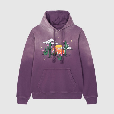 구찌 남/여 트렌디 퍼플 후드티 - Unisex Purple Hoodie - guc05157x