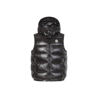몽클레어 남성 블랙 다운 베스트 - Mens Black Vest - moc02510x