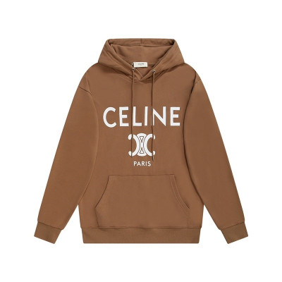 셀린느 남성 캐쥬얼 브라운 후드티 - Mens Brown Hoodie - cel0501x