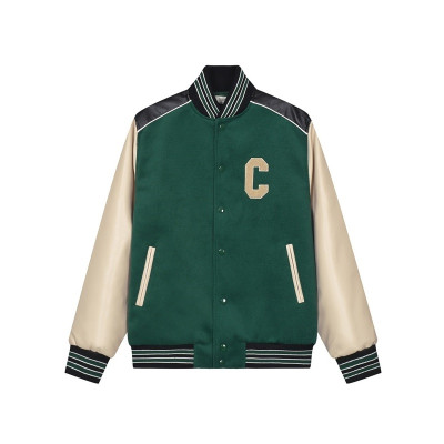 셀린느 남/녀 캐쥬얼 그린 자켓 - Unisex Green Jackets - cel0505x