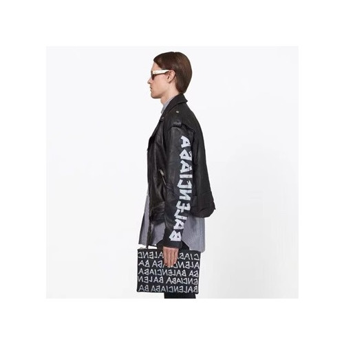 발렌시아가 남성 블랙 자켓 - Mens Black Jackets - bal01698x