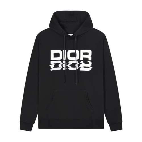 디올 남자 베이직 블랙 후드티 - Dior Mens Black Hoodie - dio02145x