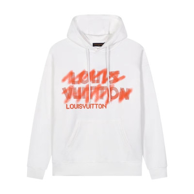 루이비통 남자 베이직 화이트 후드티 - Louis vuitton Mens White Hoodie - lou05266x