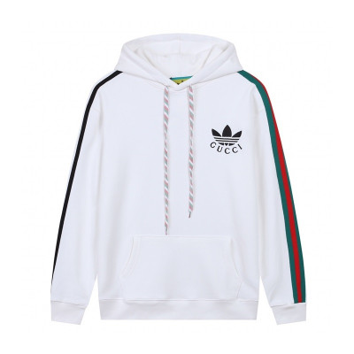 구찌 남/녀 트렌디 화이트 후드티 - Gucci Unisex White Hoodie - guc05196x