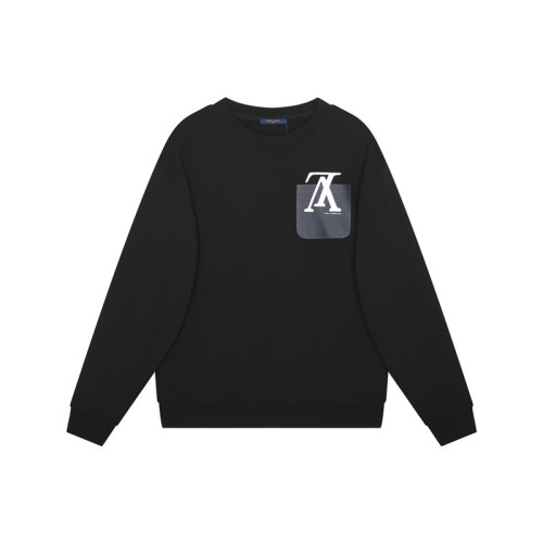 루이비통 남성 모던 블랙 맨투맨 - Louis vuitton Mens Black Tshirts - lou05281x