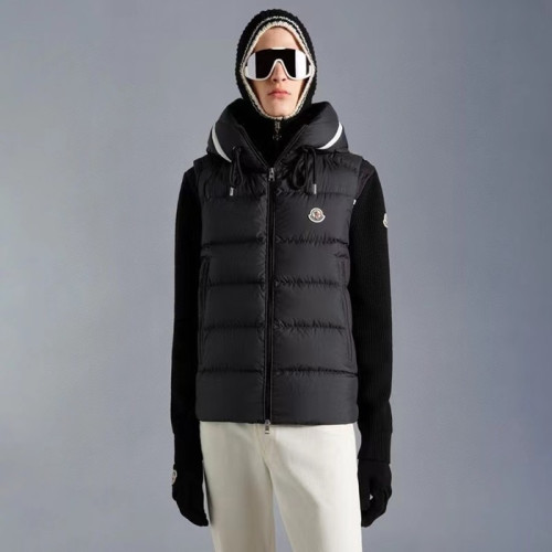 몽클레어 남성 블랙 다운 베스트 - Moncler Mens Black Vest - moc02522x