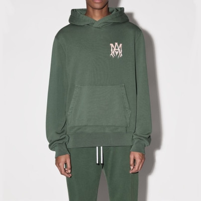 아미리 남성 캐쥬얼 그린 후드티 - Amiri Mens Green Hoodie - amr0374x