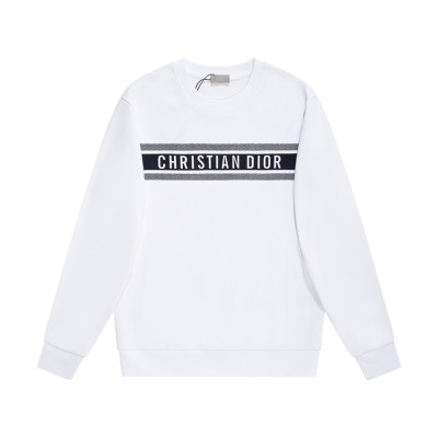 디올 남성 크루넥 화이트 스웨터 - Dior Mens White Sweaters - dio02160x