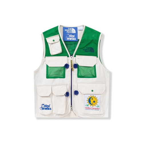 노스페이스 남성 화이트 베스트 - The North Face Mens White Vest - nor0256x