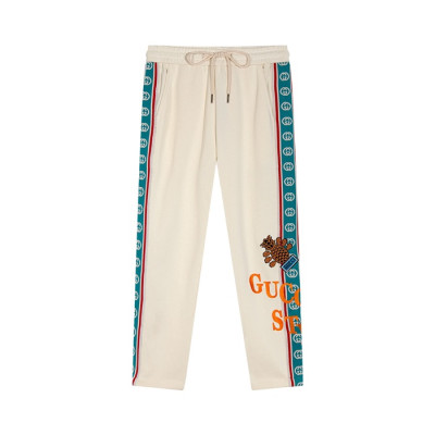 구찌 남성 캐쥬얼 화이트 팬츠 - Gucci Mens White Pants - guc05246x