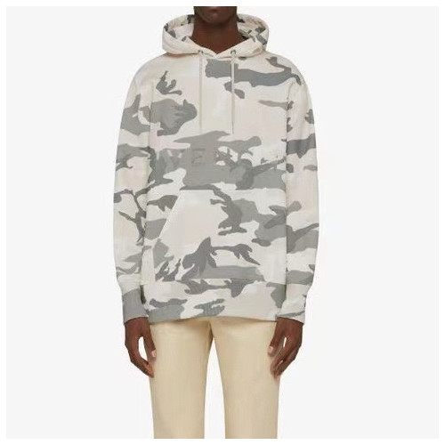 지방시 남성 유니크 아이보리 후드티 - Givenchy Mens Ivory Hoodie - giv0870x