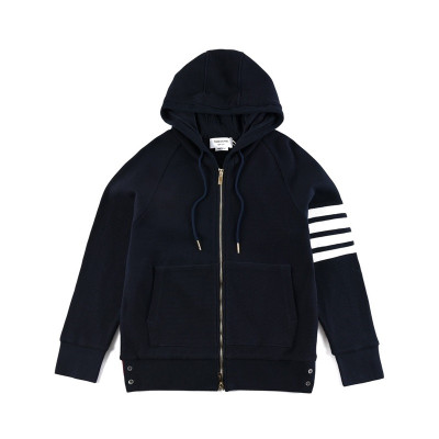 톰브라운 남성 캐쥬얼 네이비 후드티 - Thom Browne Mens Navy Hoodie - tom0635x