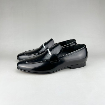 루이비통 남성 모던 블랙 로퍼 - Louis vuitton Mens Black Loafer - lou05332x