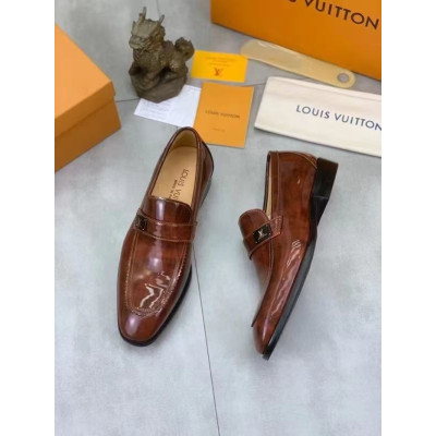 루이비통 남성 모던 카멜 로퍼 - Louis vuitton Mens Camel Loafer - lou05334x