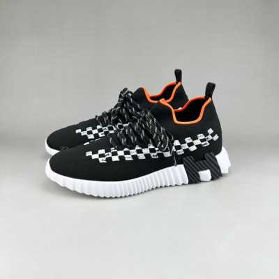 에르메스 남성 클래식 블랙 스니커즈 - Hermes Mens Black Sneakers - her0900x