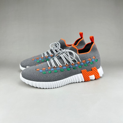 에르메스 남성 클래식 그레이 스니커즈 - Hermes Mens Gray Sneakers - her0903x