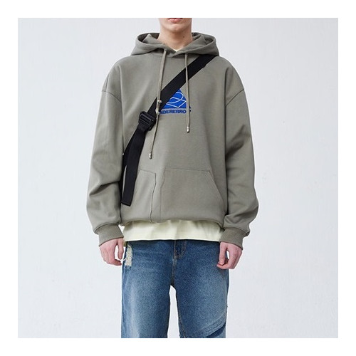 아더에러 남/녀 클래식 그레이 후드티 - ADER Unisex Gray Hoodie - ade0119x