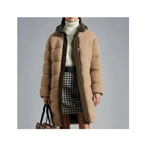 몽클레어 여성 덕다운 화이트 롱패딩 - Moncler Womens White Padding - Moc02535x