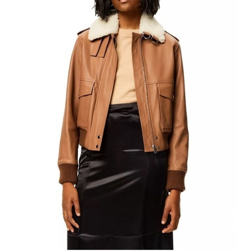 로에베 여성 가죽 자켓 - Loewe Womens Leather Jackets - loe0664x