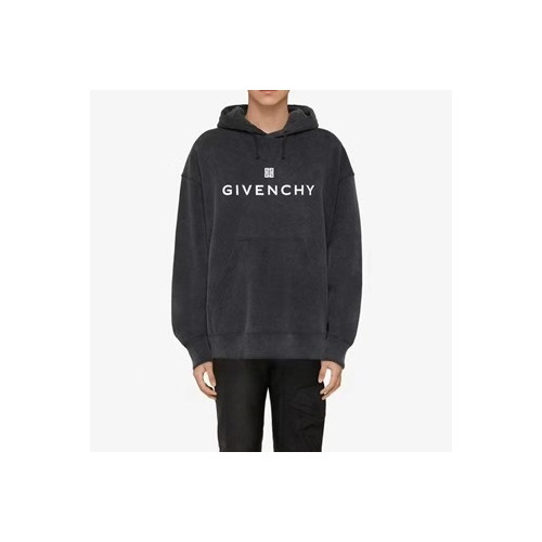 지방시 남성 유니크 블랙 후드티 - Givenchy Mens Black Hoodie - giv0896x