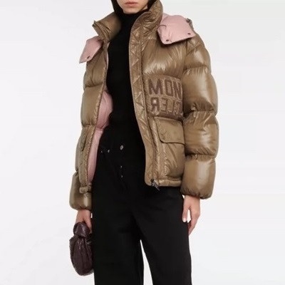 몽클레어 여성 구스다운 카키 패딩 - Moncler Womens Khaki Padding - Moc02549x