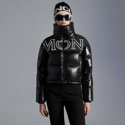 몽클레어 여성 덕다운 블랙 패딩 - Moncler Womens Black Padding - Moc02568x