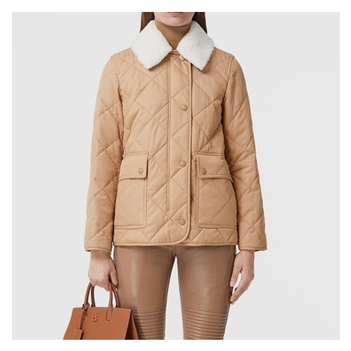버버리 여성 베이지 다운 자켓 - Burberry Womens Beige Jackets - bur04566x