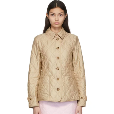 버버리 여성 베이지 다운 자켓 - Burberry Womens Beige Jackets - bur04571x