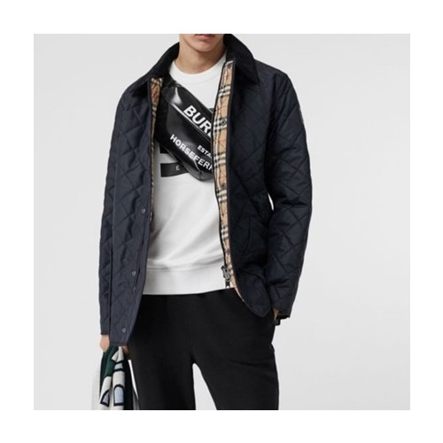 버버리 남성 블랙 다운 자켓 - Burberry Mens Black Jackets - bur04578x