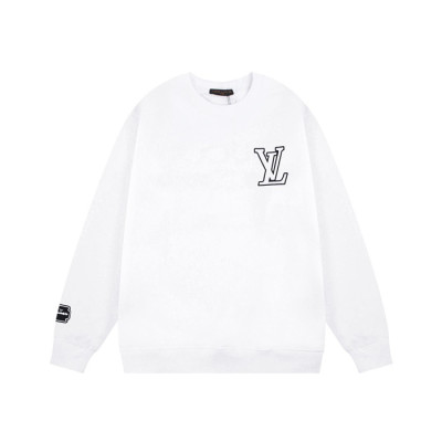 루이비통 남성 모던 화이트 맨투맨 - Louis vuitton Mens White Tshirts - lv0016x