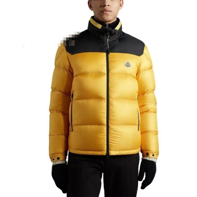 몽클레어 남성 덕다운 옐로우 패딩 - Moncler Mens Yellow Padding - Moc02571x