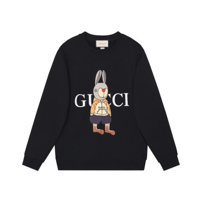 구찌 남/녀 캐쥬얼 블랙 맨투맨 - Gucci Unisex Black Tshirts - Gu0028x