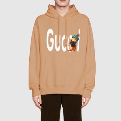 구찌 남/녀 트렌디 카멜 후드티 -  Gucci Unisex Camel Hoodie - gu0029x