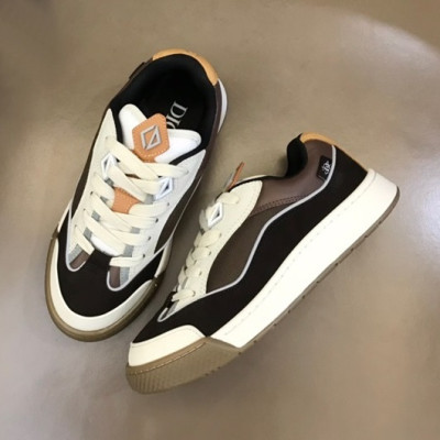 디올 남/녀 브라운 스니커즈 - Dior Unisex Brown Sneakers - dio02222x