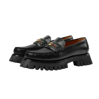 구찌 남성 인터로킹 G 로퍼 - Gucci Mens Interlocking Loafer - gus3554x