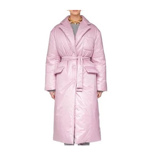 미우미우 여성 핑크 구스다운 롱패딩 - Miumiu Womens Pink Padding - miu0252x