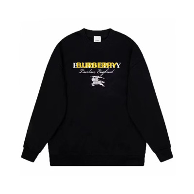 버버리 남성 크루넥 블랙 맨투맨 - Burberry Mens Black Tshirts - bur04612x