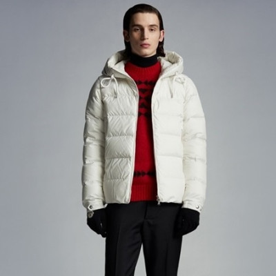 몽클레어 남성 덕다운 화이트 패딩 - Moncler Mens White Padding - Mo29x