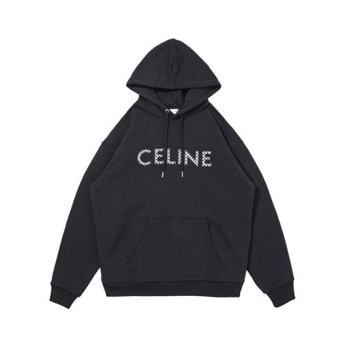 셀린느 남성 캐쥬얼 블랙 후드티 - Celine Mens Black Hoodie - ce03x