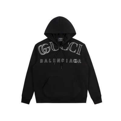 구찌 남/녀 트렌디 블랙 후드티 -  Gucci Unisex Black Hoodie - gu68x