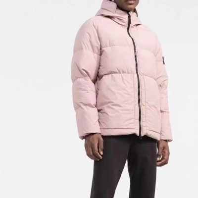 스톤아일랜드 남성 핑크 구스다운 패딩 - Stone Island Mens Pink Padding - sto0531x