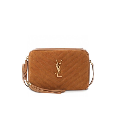 입생로랑 여성 카멜 크로스백 - Saint Laurent Womens Camel Cross Bag - ysl261x