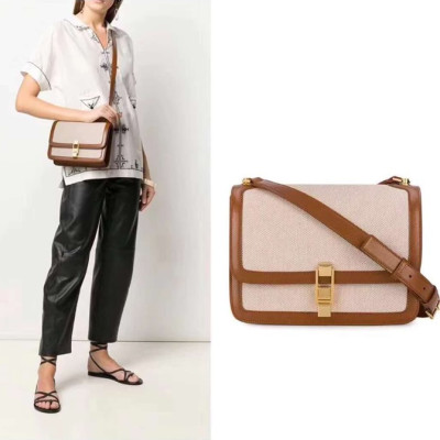 입생로랑 여성 카멜 크로스백 - Saint Laurent Womens Camel Cross Bag - ysl308x