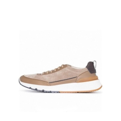 브루넬로쿠치넬리 남성 카멜 스니커즈 - Brunello Cucinelli Mens Camel Sneakers - bru15x