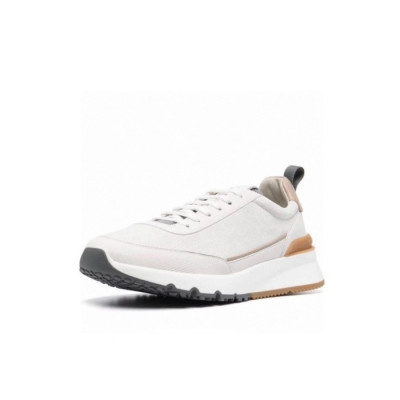 브루넬로쿠치넬리 남성 베이지 스니커즈 - Brunello Cucinelli Mens Beige Sneakers - bru18x