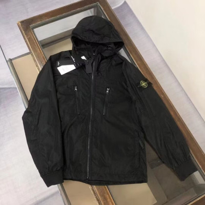 스톤아일랜드 남성 캐쥬얼 블랙 자켓 - Stone Island Mens Black Jackets - sto540x