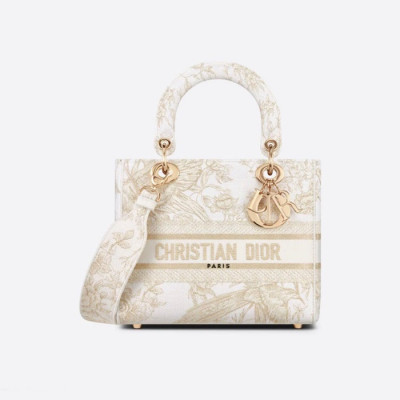 디올 여성 골드 레이디백 - Dior Womens Gold Lady Bag - di59x